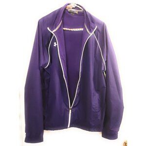 Under Armour Windbreaker Light Jacket Women's Size XL Loose Purple NEW